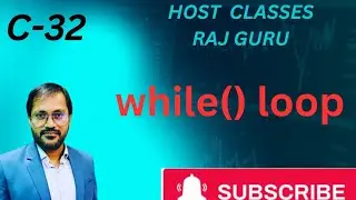 while loop in c| Example and syntax on while #c #coding #raj