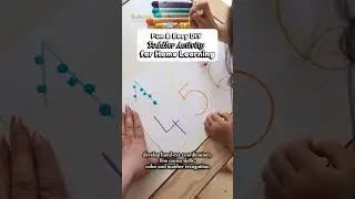 Fun and Easy DIY Toddler Activity for Home Learning #kukoomontessori #diytoddleractivities