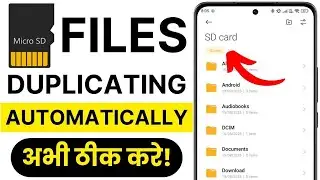 Fix SD Card Files Duplicating || Memory Card Duplicate Files Problem || Stop File Duplication
