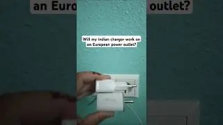 Will an Indian charger work in Europe? #fyp #viral #viralvideo #viralshorts #travel #traveladvice