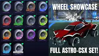 ASTRO-CSX FULL SET! - Rocket League Wheel Showcase