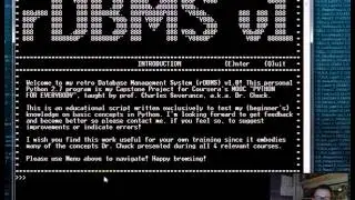 A simple DBMS in Python 2.7