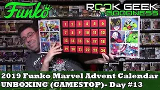 2019 Funko Marvel Advent Calendar Unboxing GameStop Exclusive --Day #13
