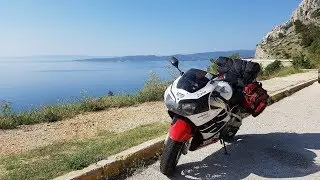 Croatia coast - Split to Dubrovnik / Europe motorcycle trip 2017 part 11