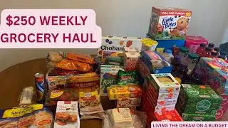 $250 Weekly Grocery Haul | Market Basket