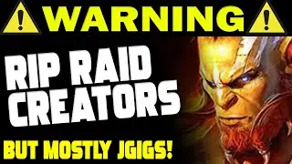 ENDING Content Creators Careers.. But Mostly Jgigs - Raid: Shadow Legends