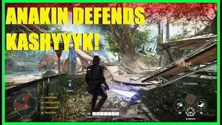 Star Wars Battlefront 2 - Anakin Skywalker defends the wookiee homeworld! Anakin Killstreak!