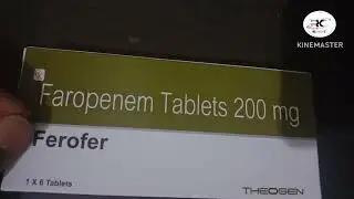 Ferofer 200 MG Tablet Use in Hindi|Faropenem Tablet 200 MG|period Infection|rcmedicine|tablet|
