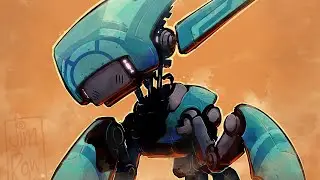 JimRowBots 03 - Procreate Drawing Process