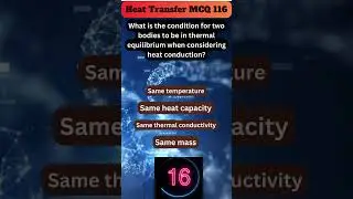 🔥 Mastering Heat Transfer: GATE & Competitive Exam MCQs! 📚 | Short MCQ 116