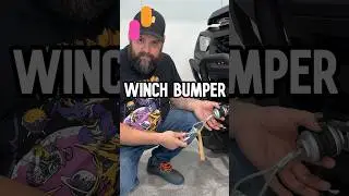 Cheap but useful #pinkorange #winch #bumper #atv #offraod