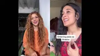 Shakira Respond to Ordering Pizza As Shakira Must Watch 😍😍😍 #shorts
