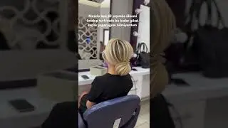 sizcede &ccedil;ok g&uuml;zel değil mi? #hairstyle #keşfet #hair #topuzmodelleri #trend #تسريحات #akım #reels