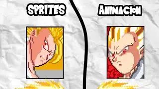 Goku Vs Vegeta SSJ8 Sprites Animation