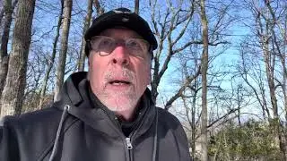 Winter hiking in the Sauratown Mountains
