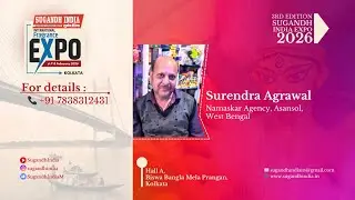 Surendra Agrawal Shares His Excitement at Sugandh India Expo #exhibition #fragrance #incense #expo