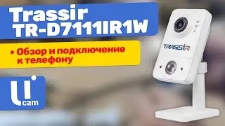 Обзор и подключение камеры Trassir TR-D7111IR1W или TR-D7121IR1W к телефону