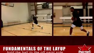 Paul George discusses fundamentals of the layup using both hands