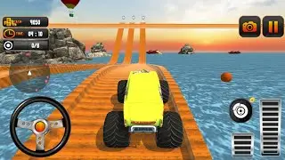 Monster Truck Water Surfing : Truck Racing Games - Android Gameplay #1