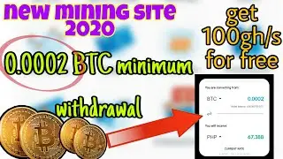 BTC Free mining site kahit offline,Get 100gh/s for free,FASTORME(TAGALOG)