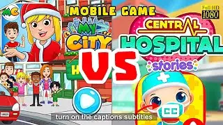 MY CITY HOME vs CENTRAL HOSPITAL STORIES | Games Free