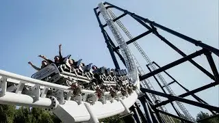 Full Throttle Front Seat On Ride POV Six Flags Magic Mountain