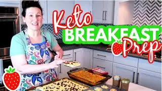 Keto Breakfast Meal Prep / Freezer Friendly Ideas / Biscuits/ Egg Casseroles / Noatmeal/ Pancakes