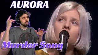 THIS SONG IS DARK! Aurora REACTION - Murder Song (5,4,3,2,1) Live!