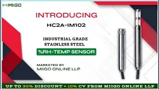 𝐇𝐂𝟐𝐀-𝐈𝐌𝟏𝟎𝟐 Premium 𝐒𝐓𝐀𝐈𝐍𝐋𝐄𝐒𝐒 𝐒𝐓𝐄𝐄𝐋 Humidity Temperature Sensor