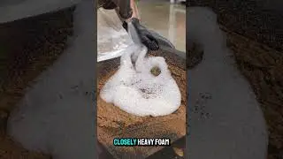 Extreme Dirty Floor Carpet &rarr; Brand New Look #carrestoration #deepcleaning #satisfyingcleaning