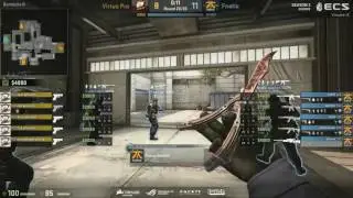 CSGO   Fnatic dennis INSANE AWP ACE vs Virtus Pro 1