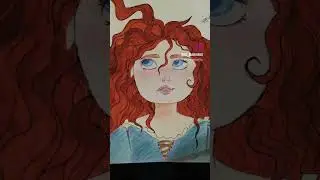 Merida Disney Princess drawing 💗