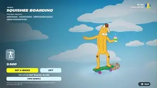 Fortnite: The Simpsons Emote (Squishee Boarding)