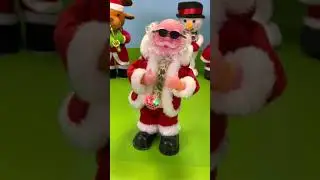 Singing and Dancing Hood Moving Santa Claus Toy  #Shorts