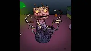 robot rock ||happy hippo kids ||#animation #robot #shorts