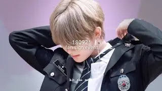 [4K] 180921 뮤직코리아 팬사인회 더보이즈 활 직캠 THE BOYZ HWALL