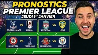 Pronostic football du 1 janvier 2026 : les 4 matchs de Premier League (Liverpool - Leeds etc)