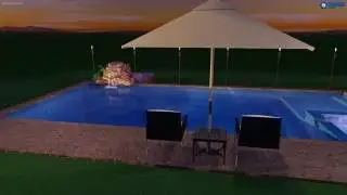 FiberClassy Pools - 3D Pool Design - The Ultimate 35'