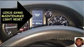 Как сбросить индикатор технического обслуживания Lexus GX460