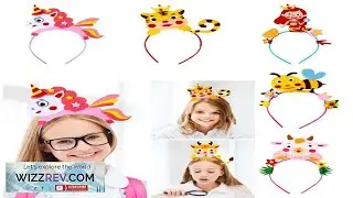 Kids Creative Crown Hat Princess DIY Craft Toy Cartoon Animal Headwear Educational