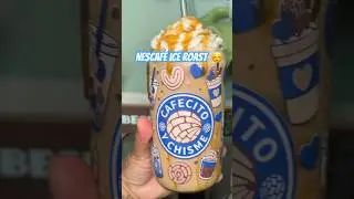Nescafe ice roast ☺️#nescafe #nescafecoffee #coffeerecipe #icedcoffee