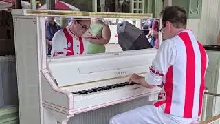 Grim Grinning Ghosts played on Casey's Corner's Ragtime Piano