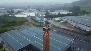 Glastonbury  Morlands Baily's Factory Chimney