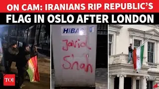Khamenei FUMES As Iranians Pull Down Republic&rsquo;s Flag, STOMP On It In Oslo After London &lsquo;INSULT&rsquo;