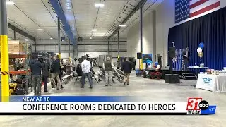 Engineering consultant firm dedicates conference rooms to local veterans