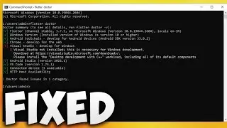 Fix Flutter Doctor Visual Studio Not Installed error Android App Studio Setup Flutter Dart 🔥🔥