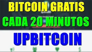 Upbitcoin- Gana bitcoin gratis cada 20 minutos  facil y rapido 2017