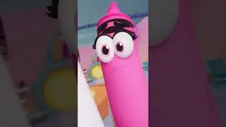💖🖍️Pinkie's Sunshine Rainbow Art!🌈🖼️ @crayolacrewofficial Moonbug Kids - Magic and Music #shorts