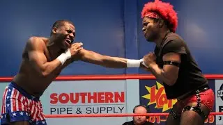 Sevyn Cruz with KJ Rockett vs James Curtis  |  MEMPHIS WRESTLING