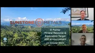 Sunstone Metals Limited (ASX:STM) - Investor Presentation and webinar